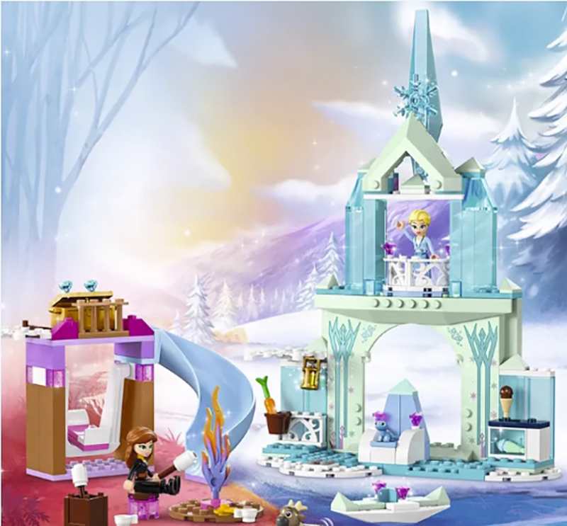 Elsa's Ice Castle Bricks