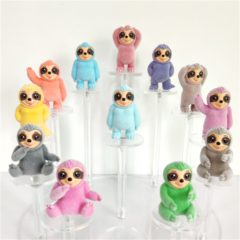 Luie luiaard - Groothandel in klein plastic speelgoed Wj00108