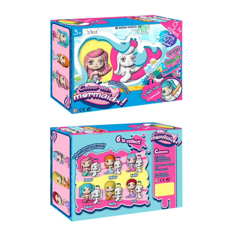 Mini-Cute-Colour-Me-Mermaid Free-Coloring-Toy1