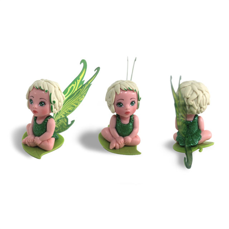 Pea Fairy Mini Figura Brinquedos colecionáveis ​​de plástico Act2