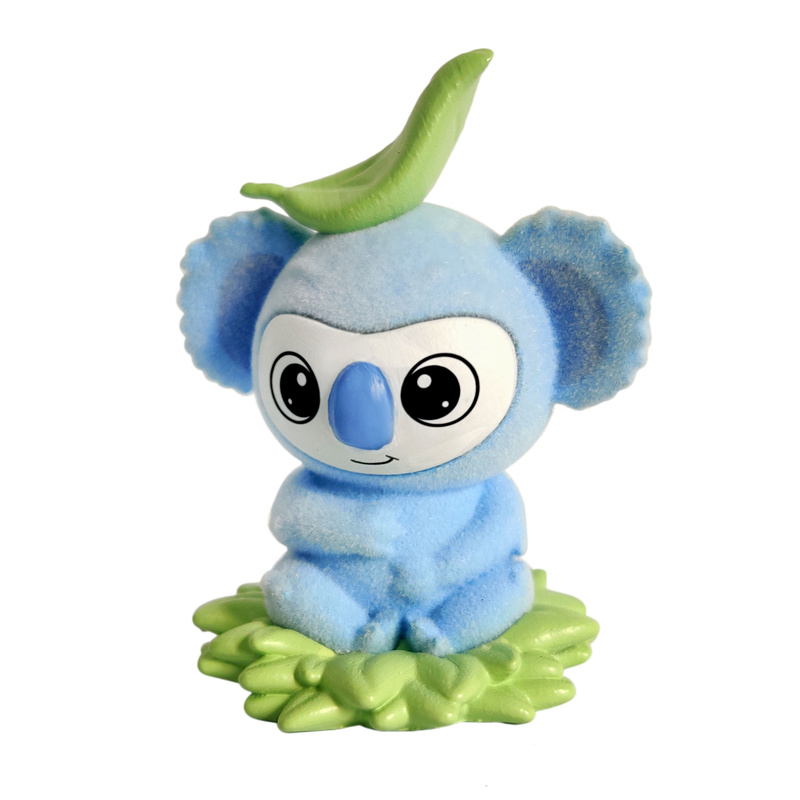 Promotional Flocked Animal Figure Koala Toy para sa Ke2