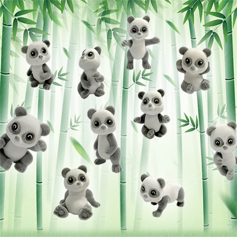 WJ0041 Mini 3D igračka - Flocking Panda That Loves to 2