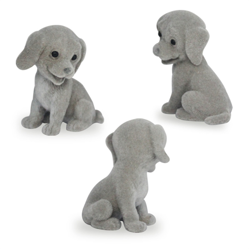 WJ3003-WJ3004 Mutlu Köpek koleksiyonu mini pvc oyuncaklar1