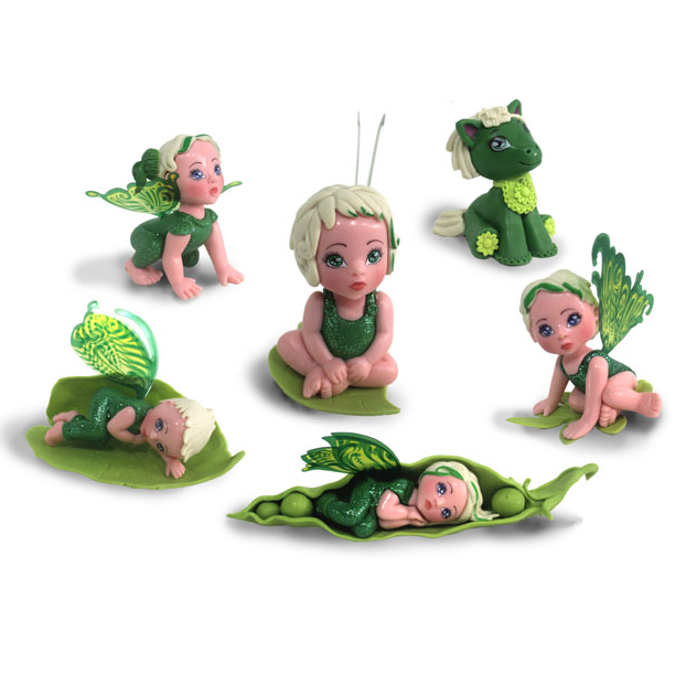 plastiki figurine Pea Fairy toys